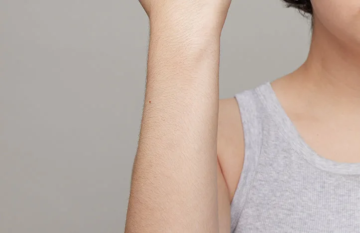 The effect of using ulike air 10 before arm hair removal